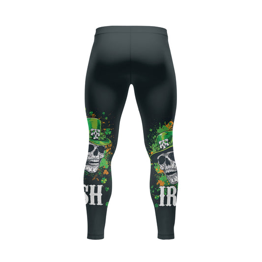 Rashninja Irish Leprechaun Skull Men's Spats
