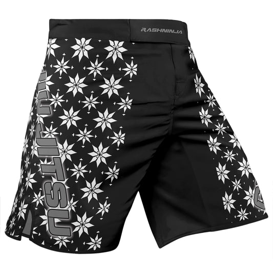 Rashninja Camouflage Black Fusion Men's Fight Shorts