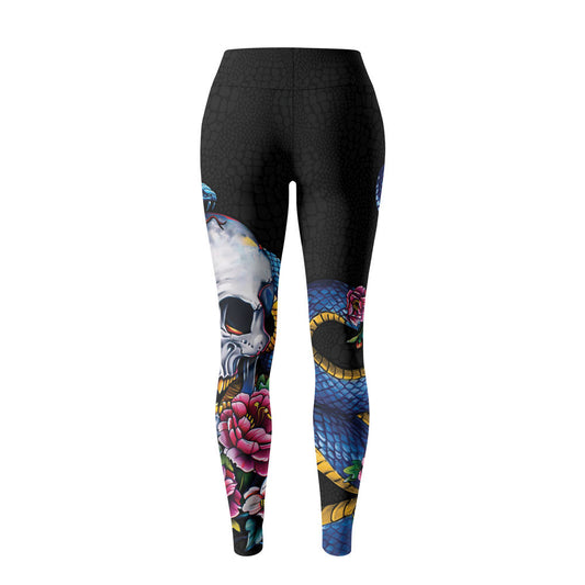 Rashninja Snake Dark Bloom Women's Leggings