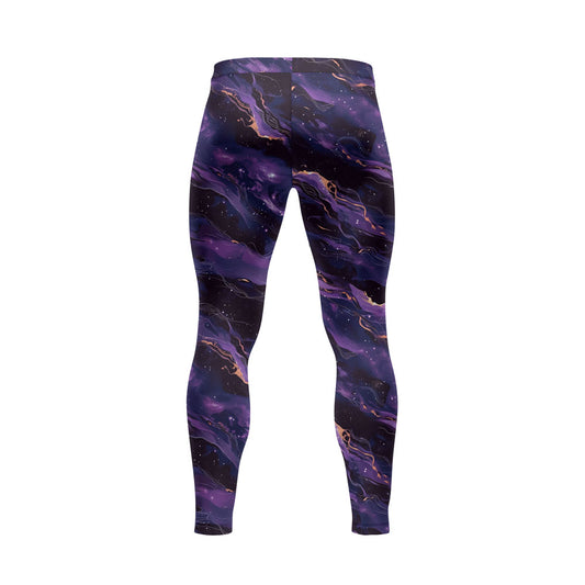 Rashninja Cyber Storm Marble Purple Men's Spats
