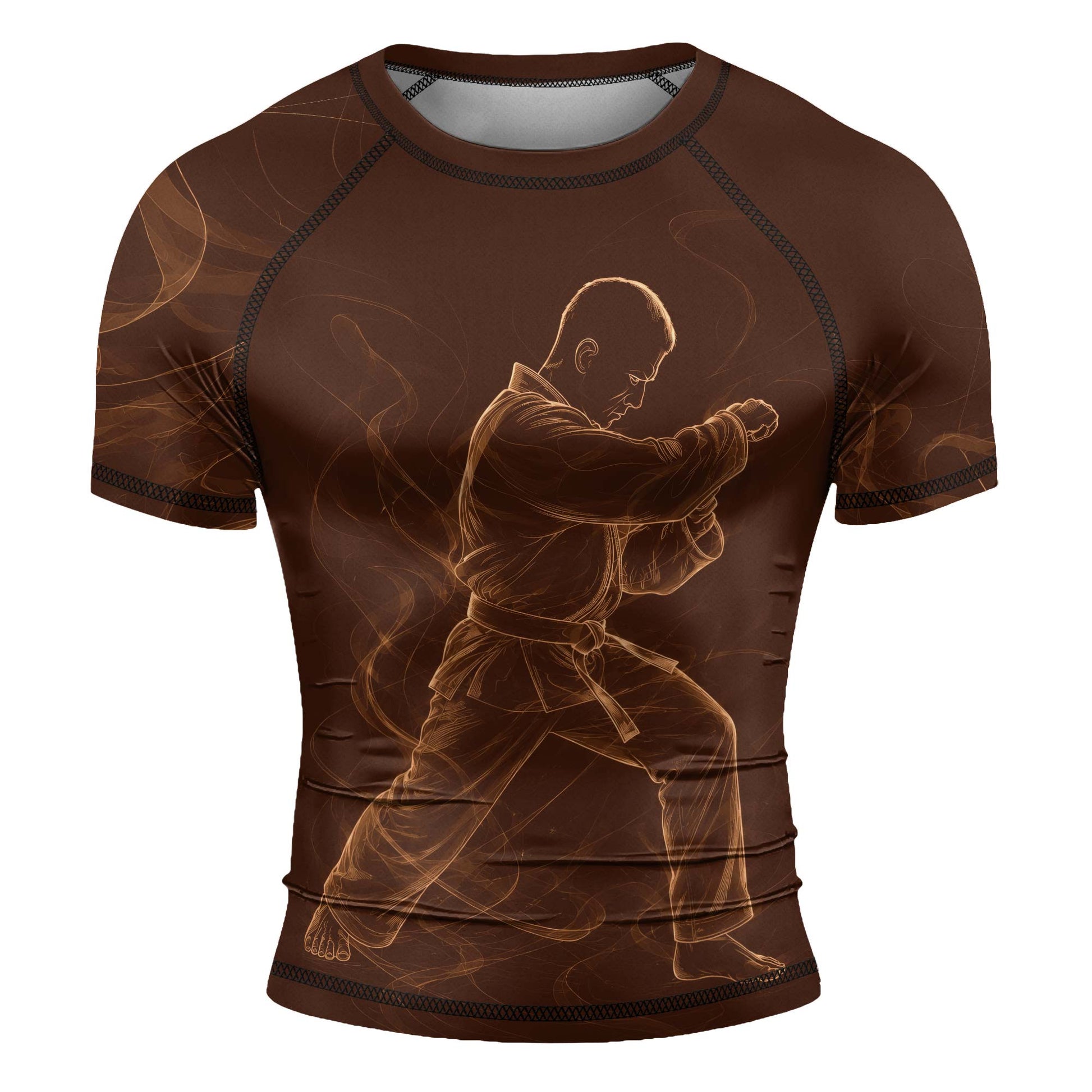 Rashninja Cyber Martial Artist Men's Short Sleeve Rash Guard