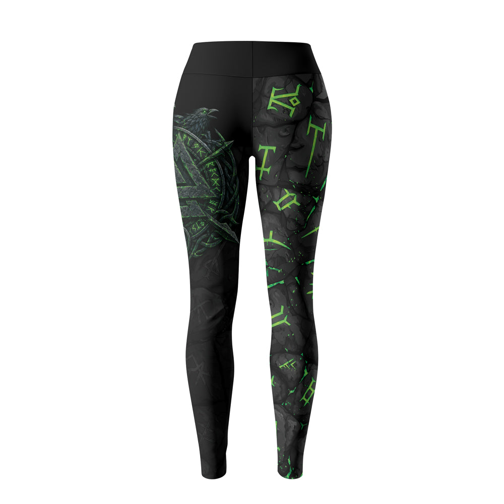 Rashninja Viking Raven Vegvisir Women's Leggings