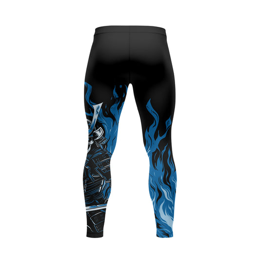 Rashninja Samurai Skull Flames Men's Spats
