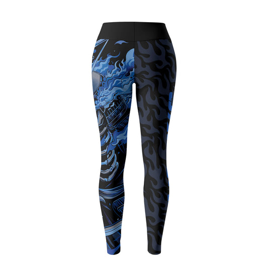 Rashninja Samurai Skull Flame Women's Leggings