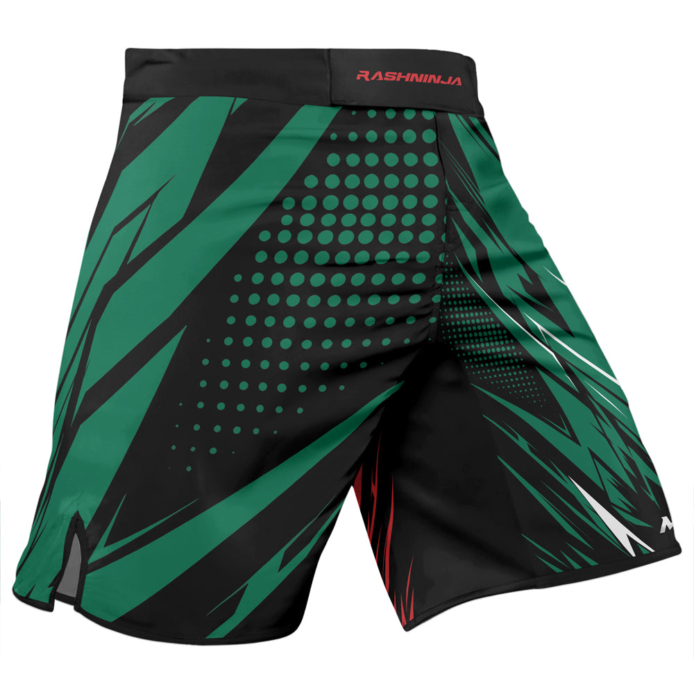 Rashninja Patriot Mexico Flag Men's Fight Shorts