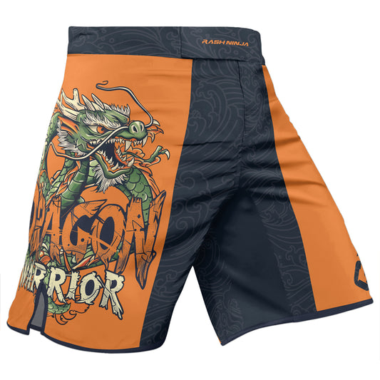 Rashninja Dragon Verdant Blaze Men's Fight Shorts