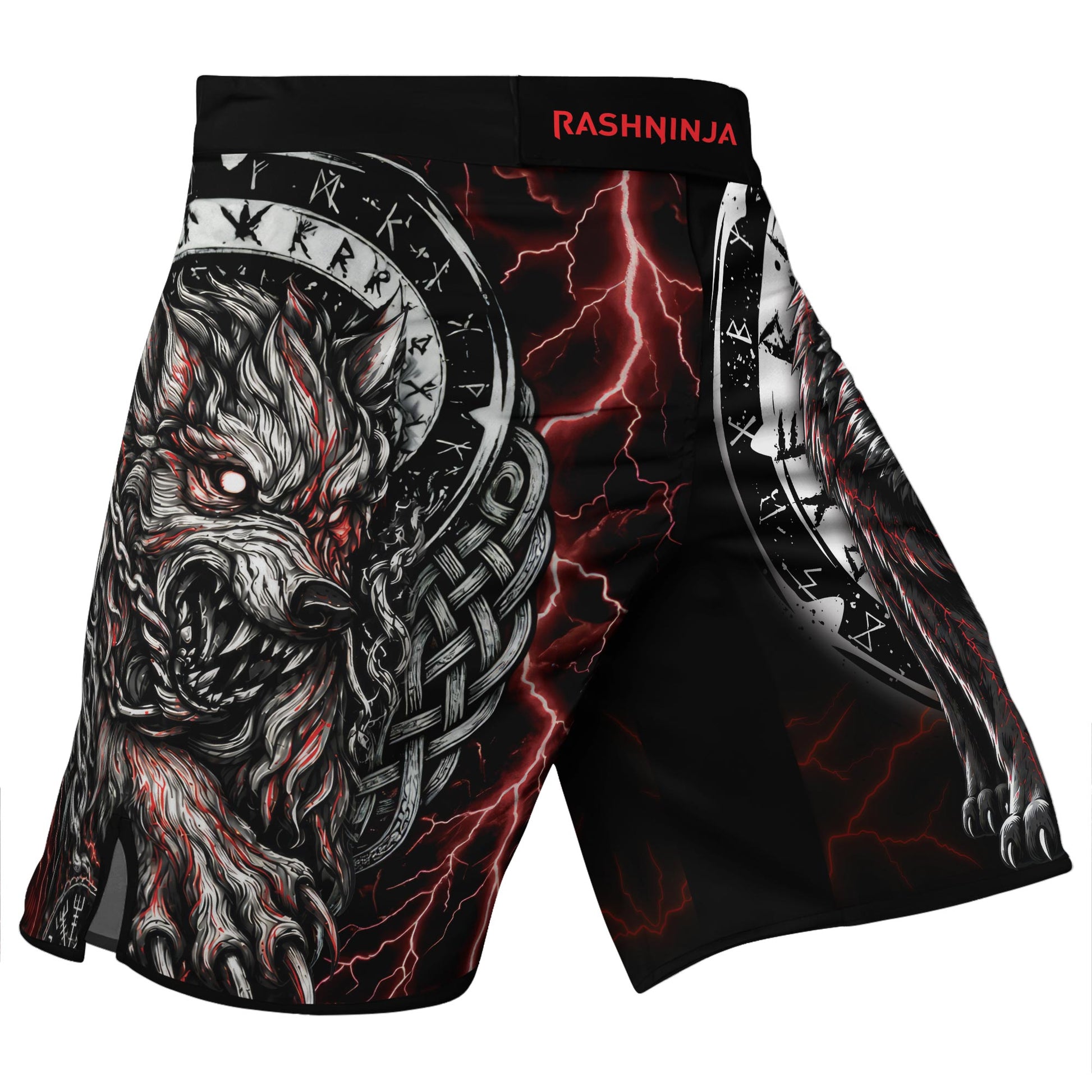 Rashninja Blood Fenrir Wolf Women's Short Sleeve Rash Guard