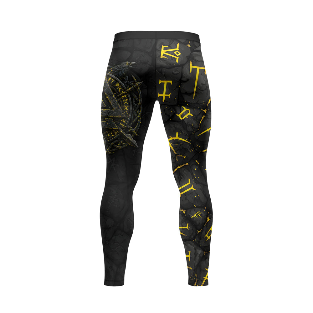 Rashninja Viking Raven Vegvisir Men's Spats
