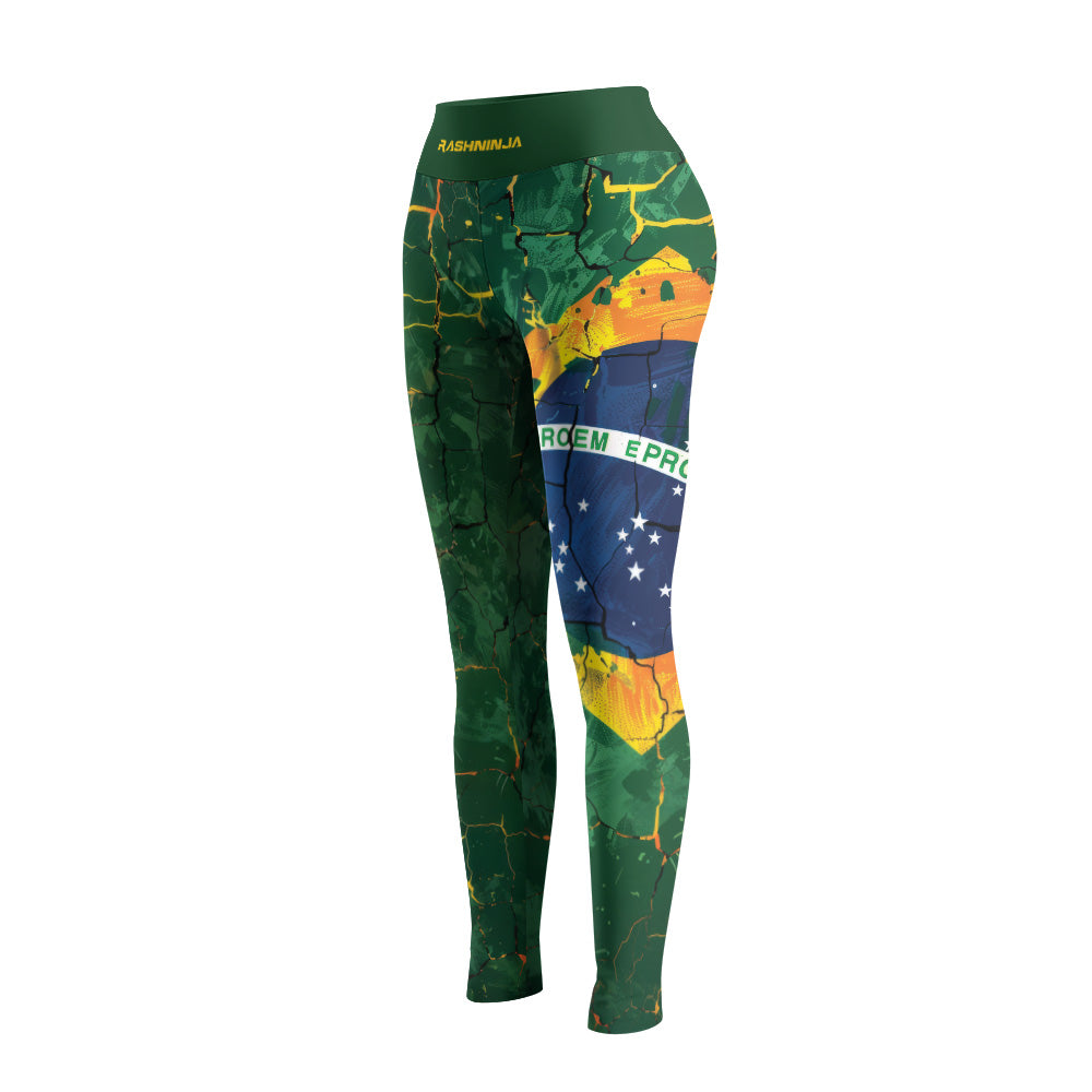 Rashninja Patriot Brazil Flag Women's Leggings