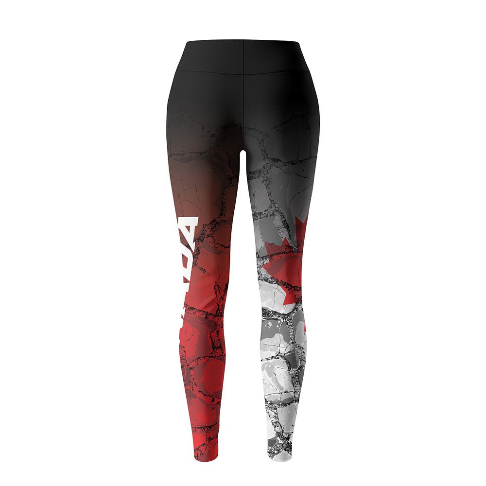 Rashninja Patriot Canada Flag Women's Leggings