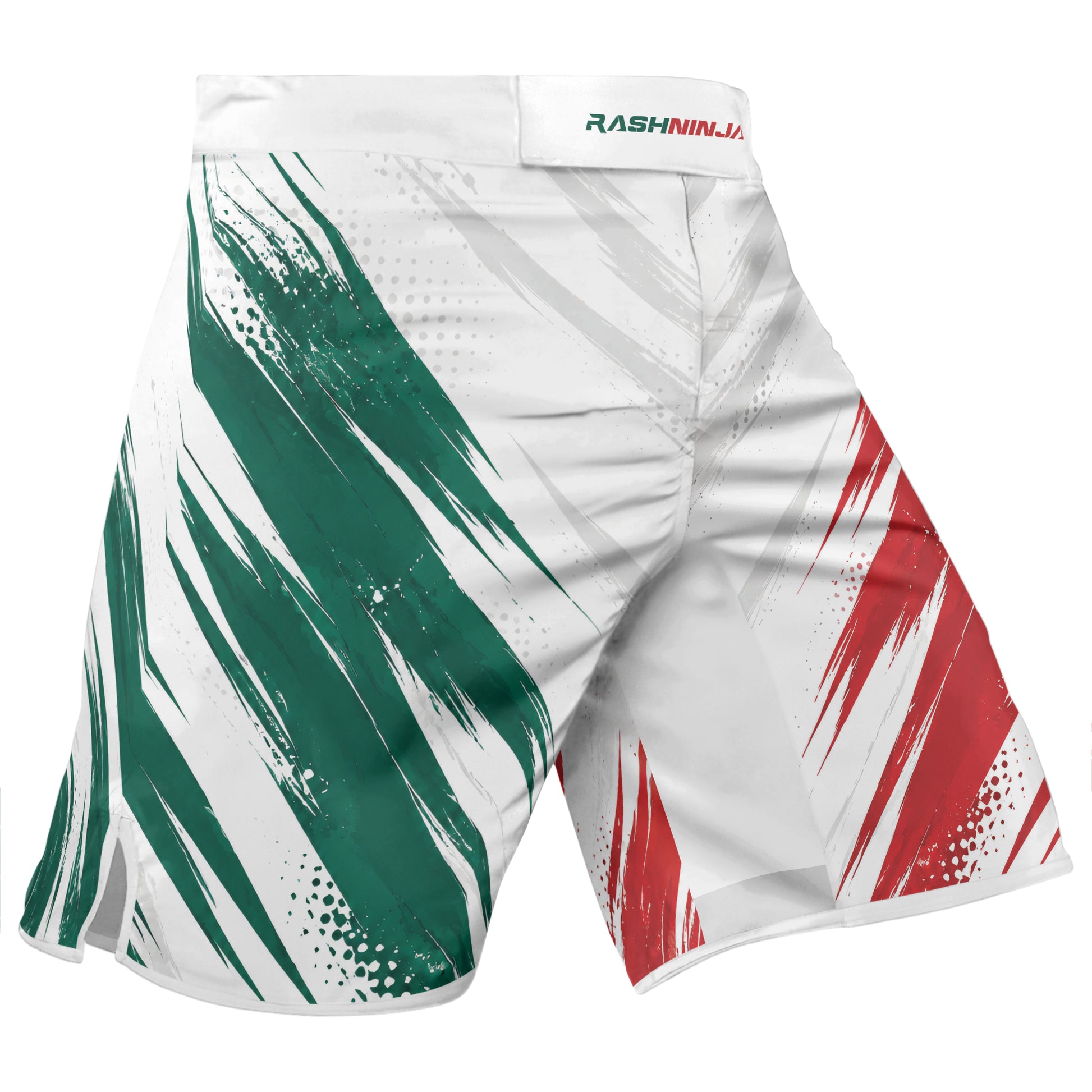Rashninja Patriot Mexico Flag Men's Fight Shorts
