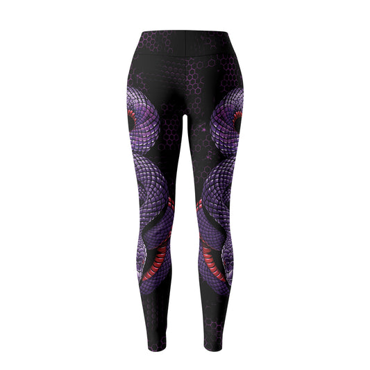Rashninja Purple Snake Women's Leggings