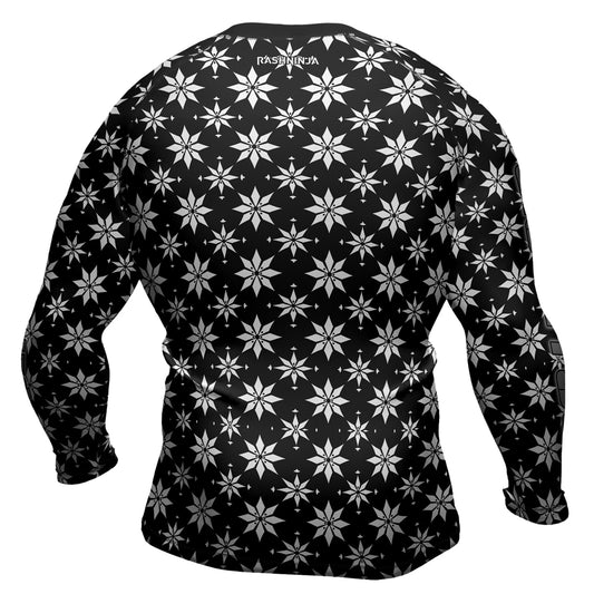 Rashninja Camouflage Black Fusion Men's Long Sleeve Rash Guard