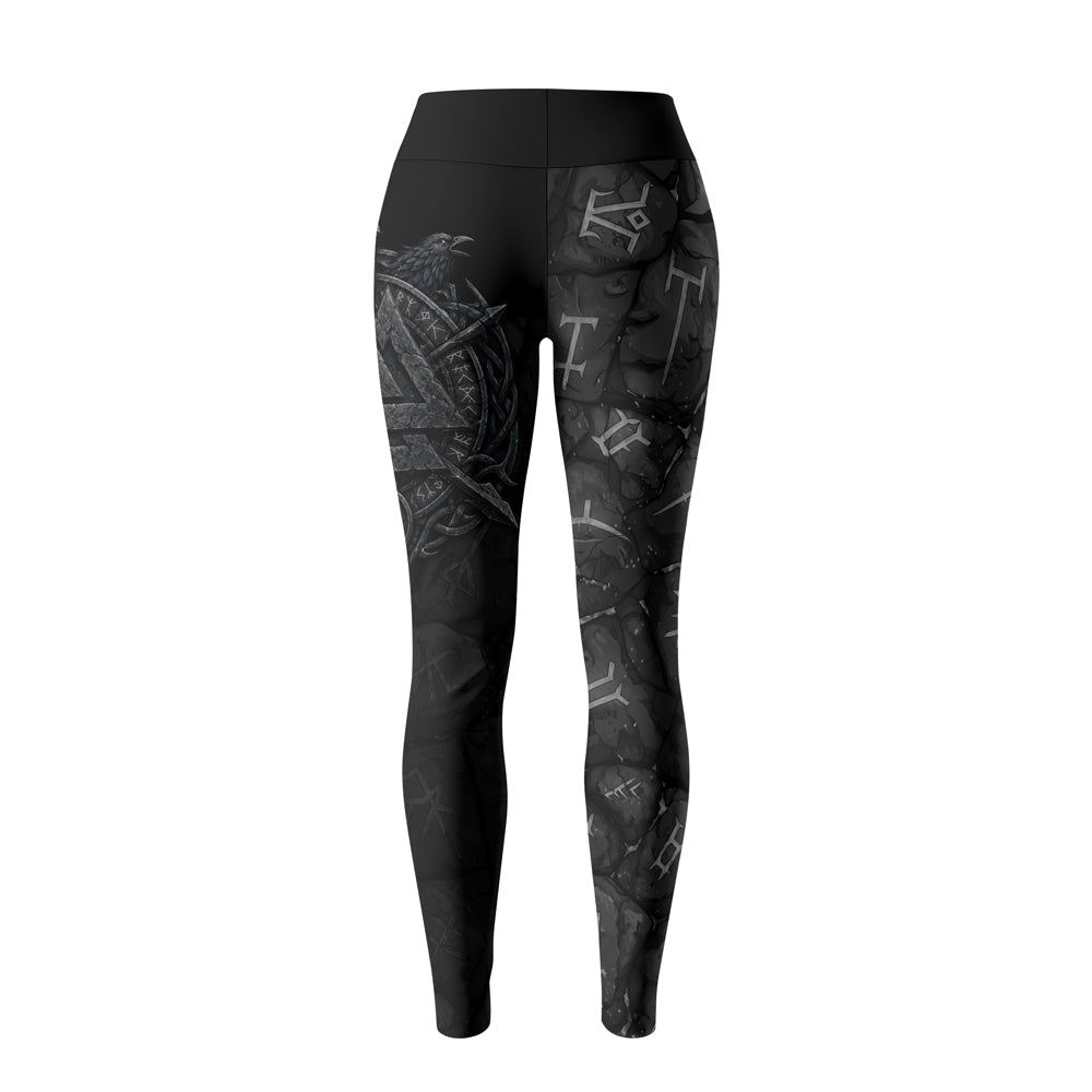 Rashninja Viking Raven Vegvisir Women's Leggings