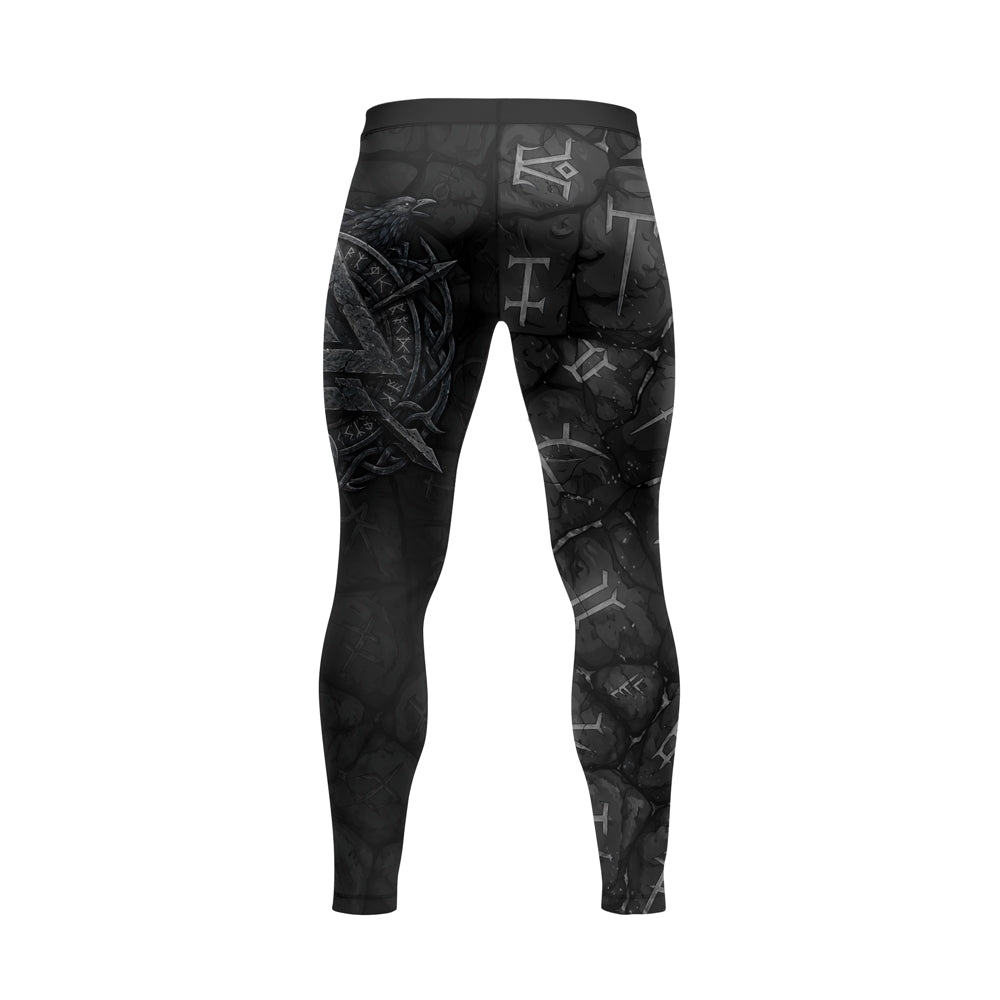Rashninja Viking Raven Vegvisir Men's Spats