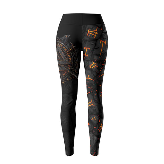 Rashninja Viking Raven Vegvisir Women's Leggings