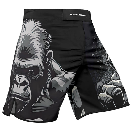 Rashninja Gorilla Wild Monarch Men's Fight Shorts