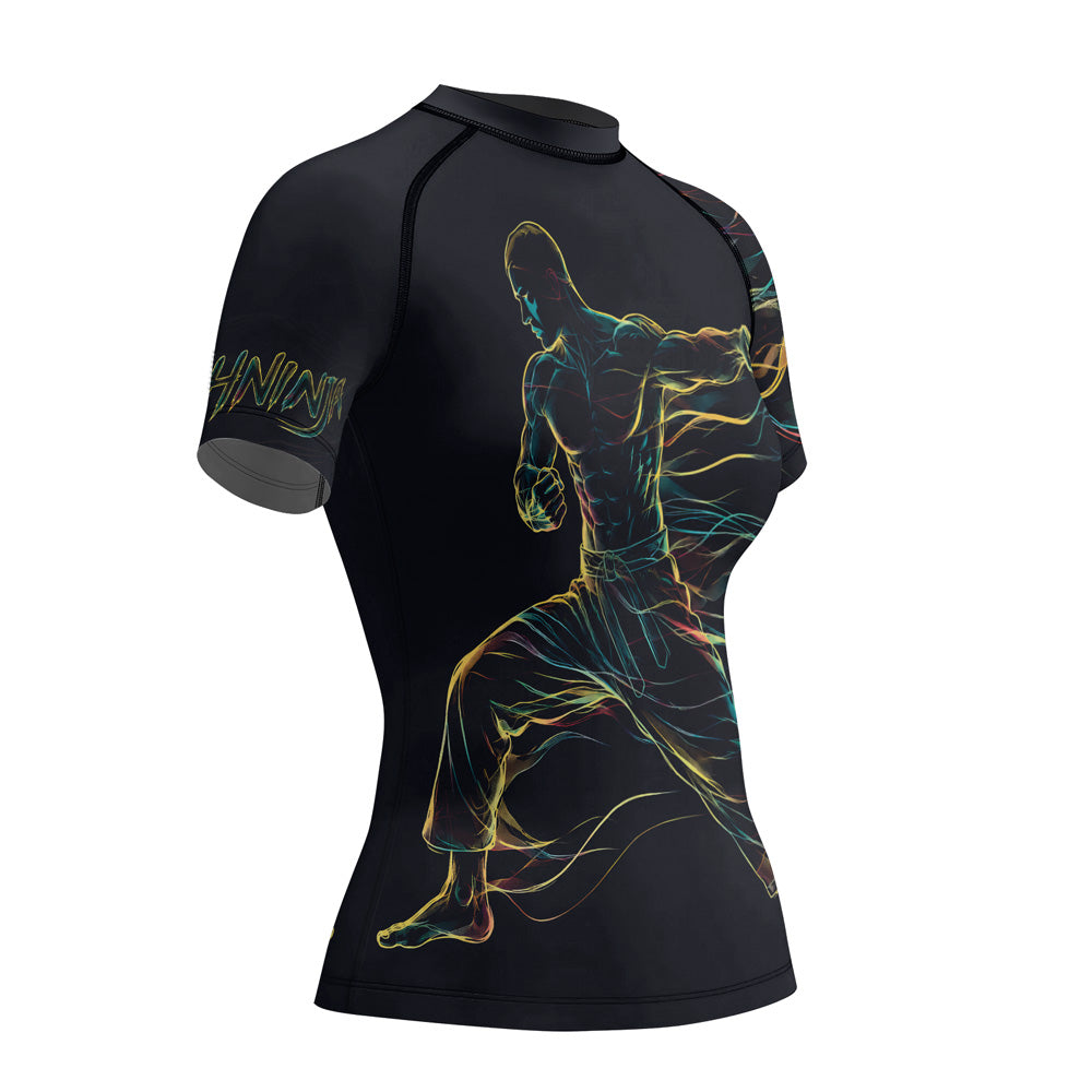 Rashninja Cyber Energy Fighter Women's Short Sleeve Rash Guard
