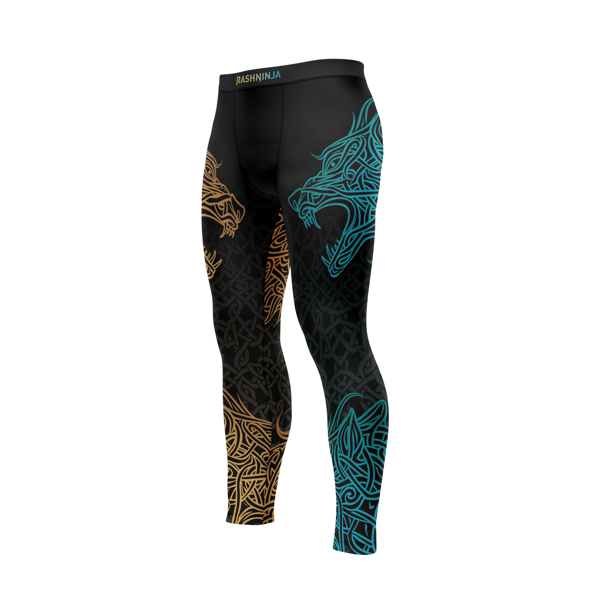 Rashninja Norse Viking Wolf Men's Spats