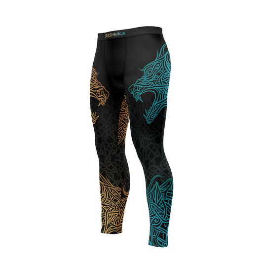 Rashninja Norse Viking Wolf Men's Spats