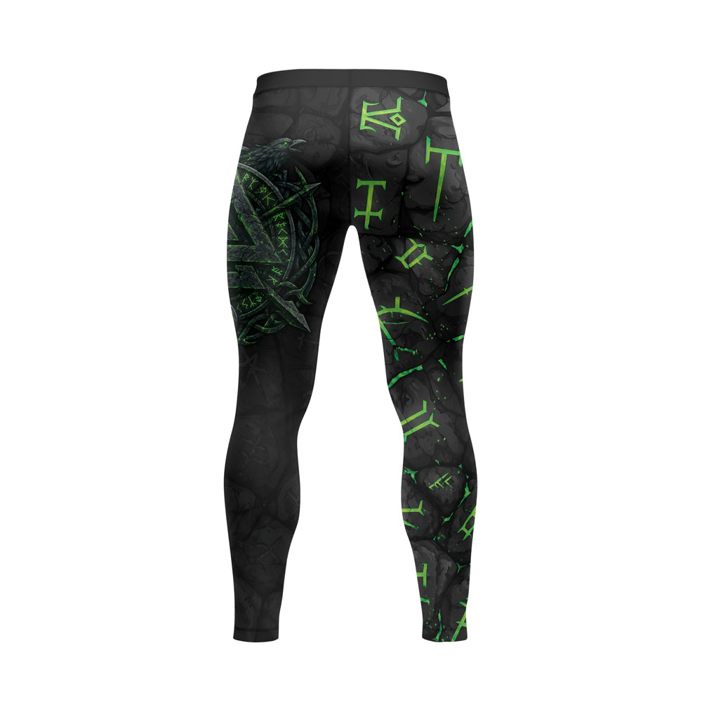 Rashninja Viking Raven Vegvisir Men's Spats