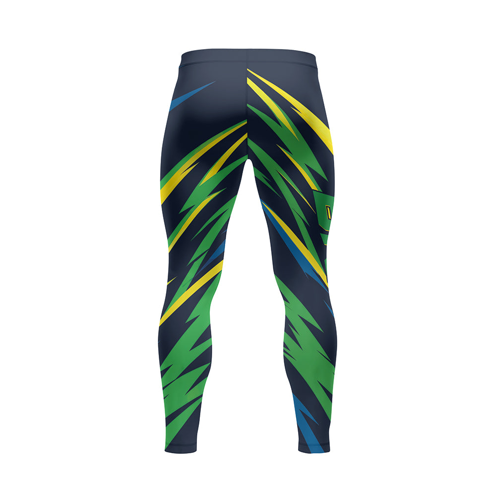 Rashninja Patriot Brazil Flag Men's Spats
