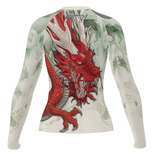 Rashninja Dragon Storm Sovereign Women's Long Sleeve Rash Guard