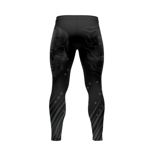 Rashninja Black Patriot Skull Men's Spats