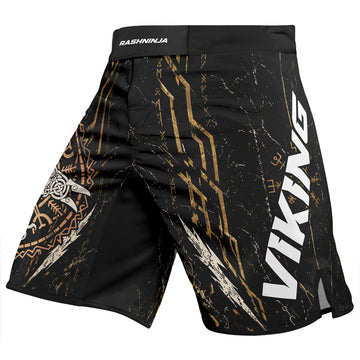 Rashninja Viking Raven Men's Fight Shorts