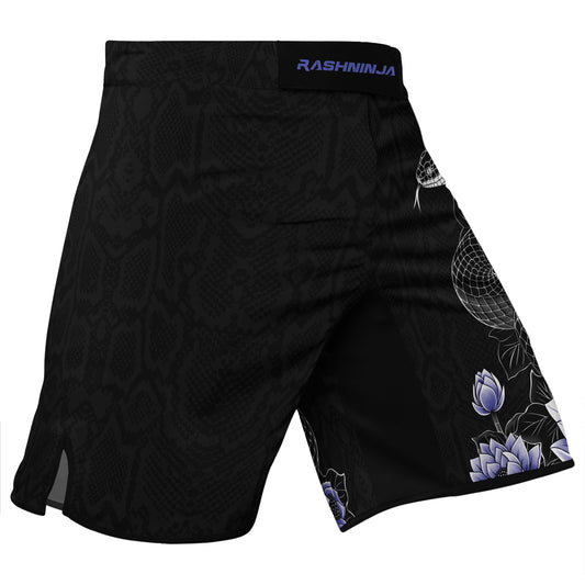 Rashninja Snake Lotus Men's Fight Shorts