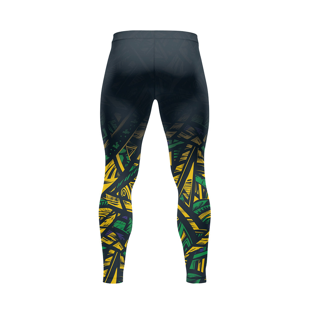 Rashninja Patriot Brazil Flag Men's Spats