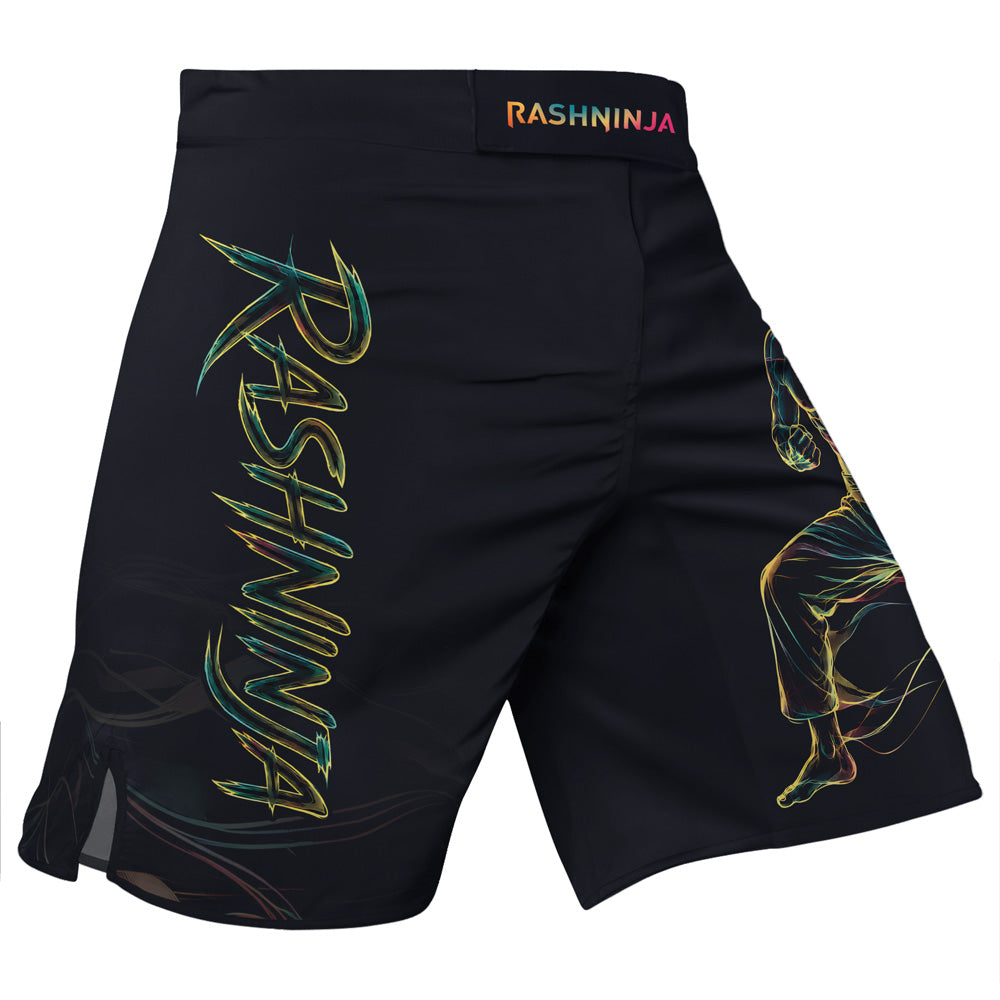 Rashninja Cyber Energy Fighter Men's Fight Shorts