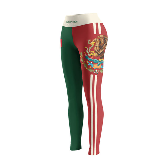 Rashninja Patriot Mexico Flag Women's Leggings
