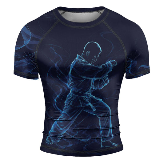 Rashninja Cyber Martial Artist Men's Short Sleeve Rash Guard