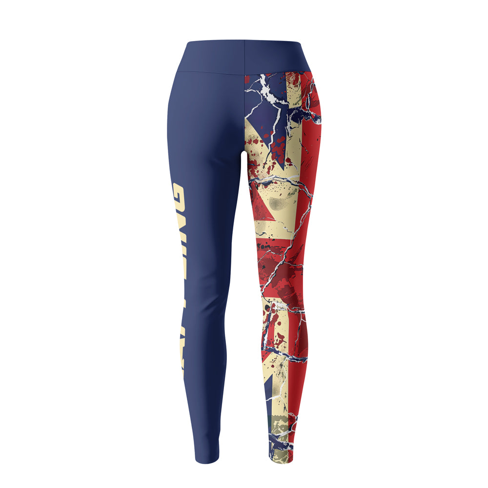 Rashninja Patriot United Kingdom Flag Stripe Women's Leggings