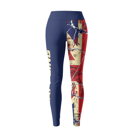 Rashninja Patriot United Kingdom Flag Stripe Women's Leggings
