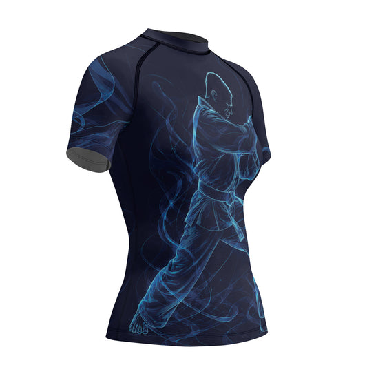 Rashninja Cyber Martial Artist Women's Short Sleeve Rash Guard