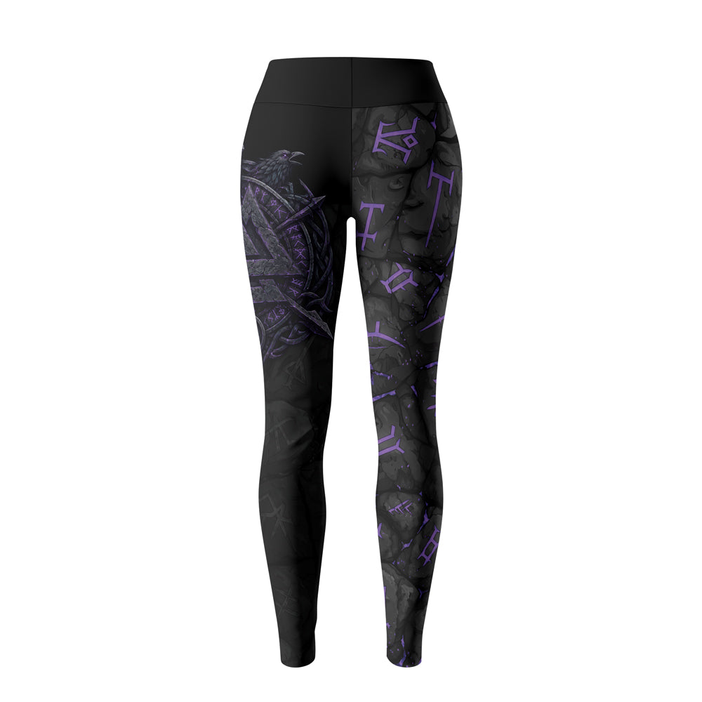 Rashninja Viking Raven Vegvisir Women's Leggings