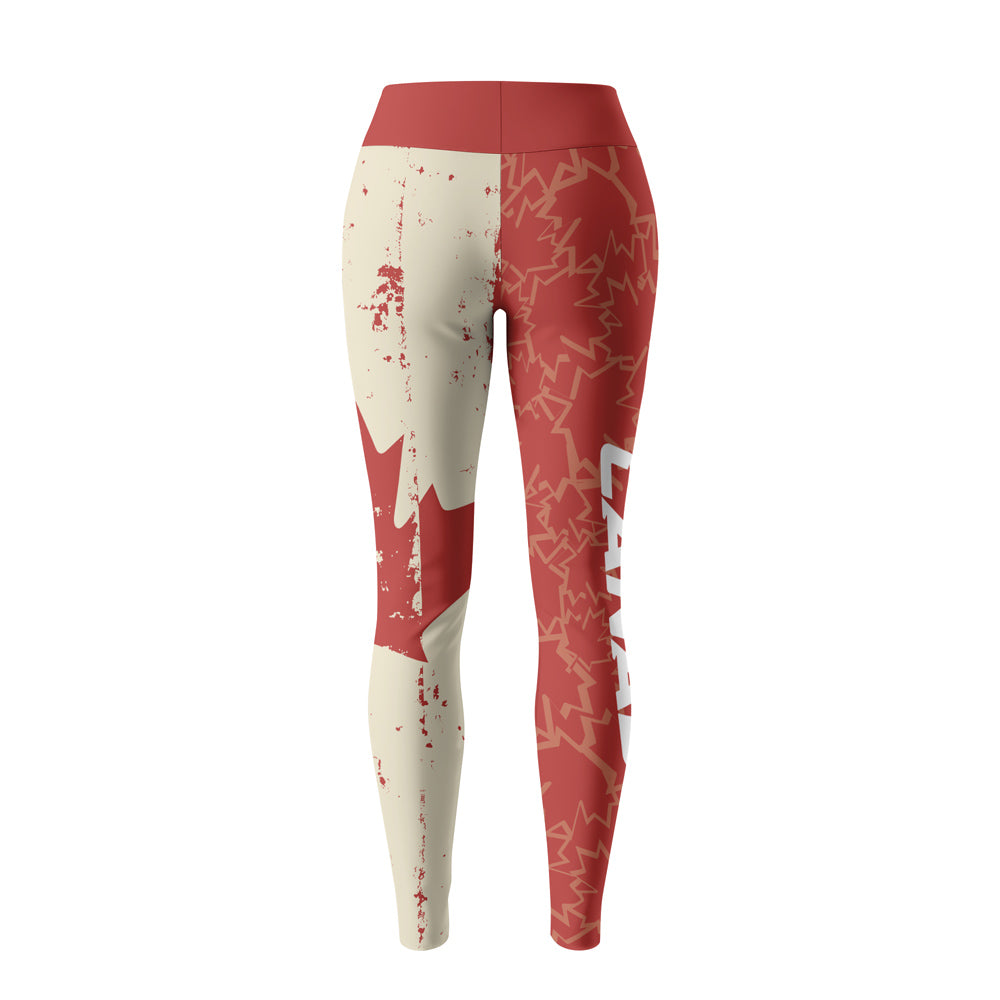 Rashninja Patriot Canada Flag Women's Leggings