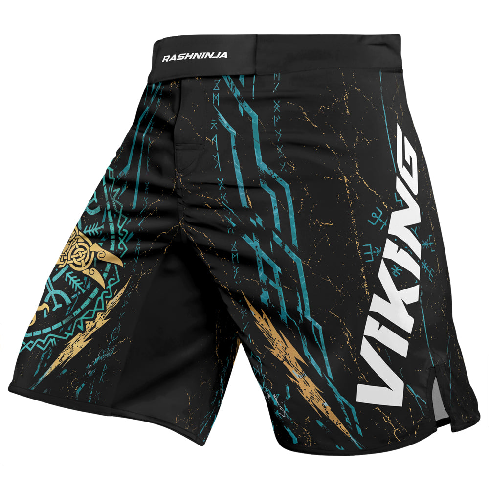 Rashninja Viking Raven Men's Fight Shorts