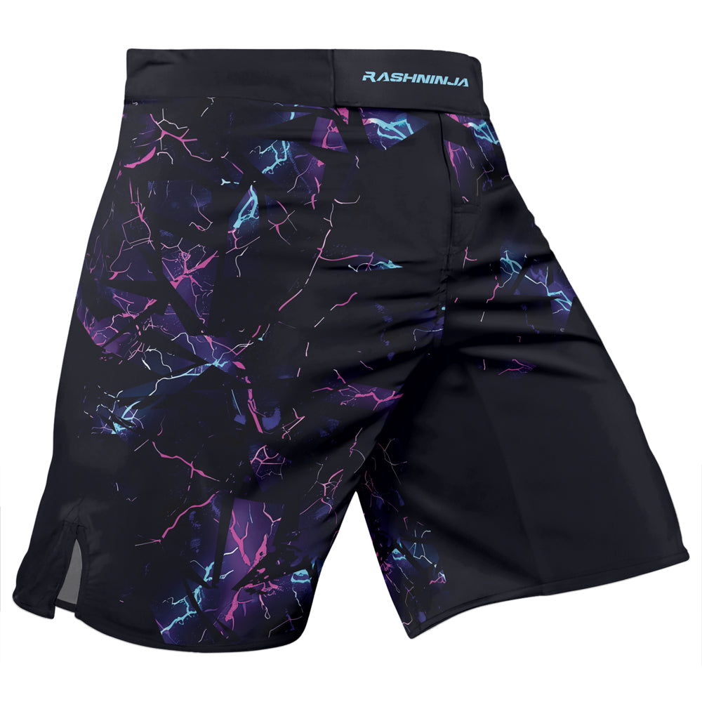 Rashninja Cyber Lightning Men's Fight Shorts