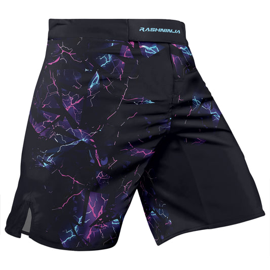 Rashninja Cyber Lightning Men's Fight Shorts