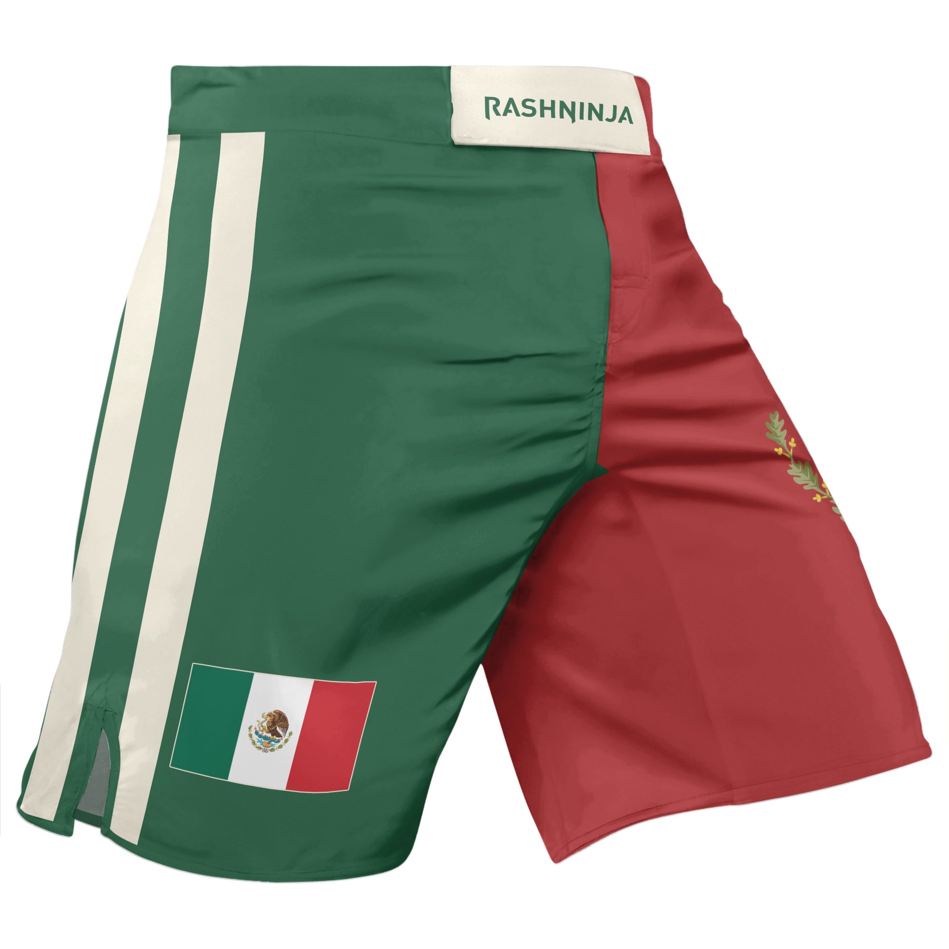Rashninja Patriot Mexico Flag Men's Fight Shorts