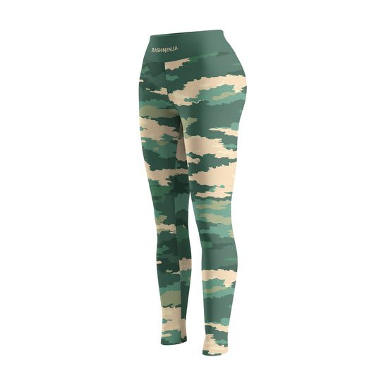Rashninja Army Green Camouflage Women's Leggings