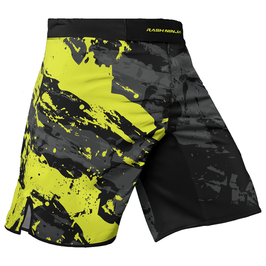 Rashninja Paint Streak Camouflage Men's Fight Shorts