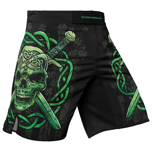 Rashninja Celtic Skull Guardian Men's Fight Shorts