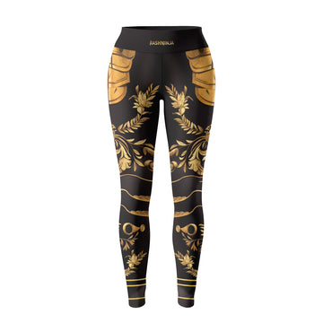 Rashninja Royal Gold Armor Women's Leggings