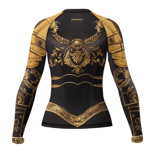 Rashninja Royal Gold Armor Women's Long Sleeve Rash Guard