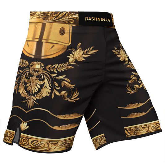 Rashninja Royal Gold Armor Men's Fight Shorts