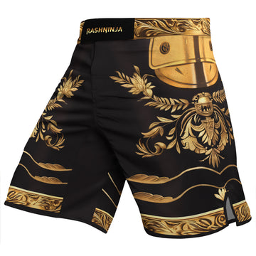 Rashninja Royal Gold Armor Men's Fight Shorts
